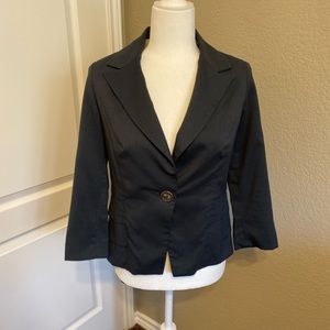 CAbi Dark Charcoal Gray Jacket Size 4